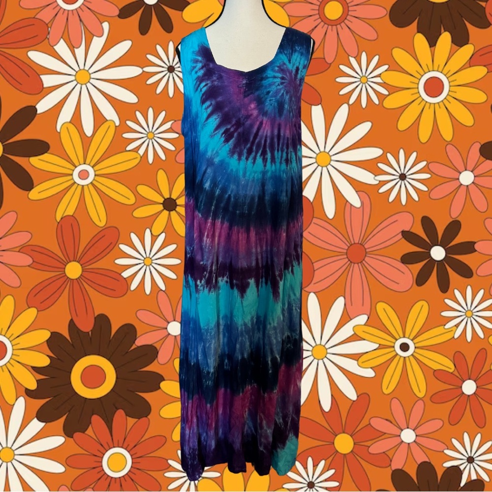 Vintage Tie Dye Dress